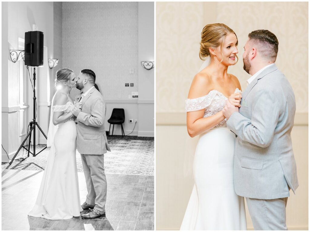 Bride and Groom First Dance at Grand National | Opelika AL Wedding Photography by Amanda Horne