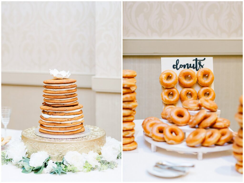 Cookie wedding cake | Opelika AL Wedding Photography by Amanda Horne