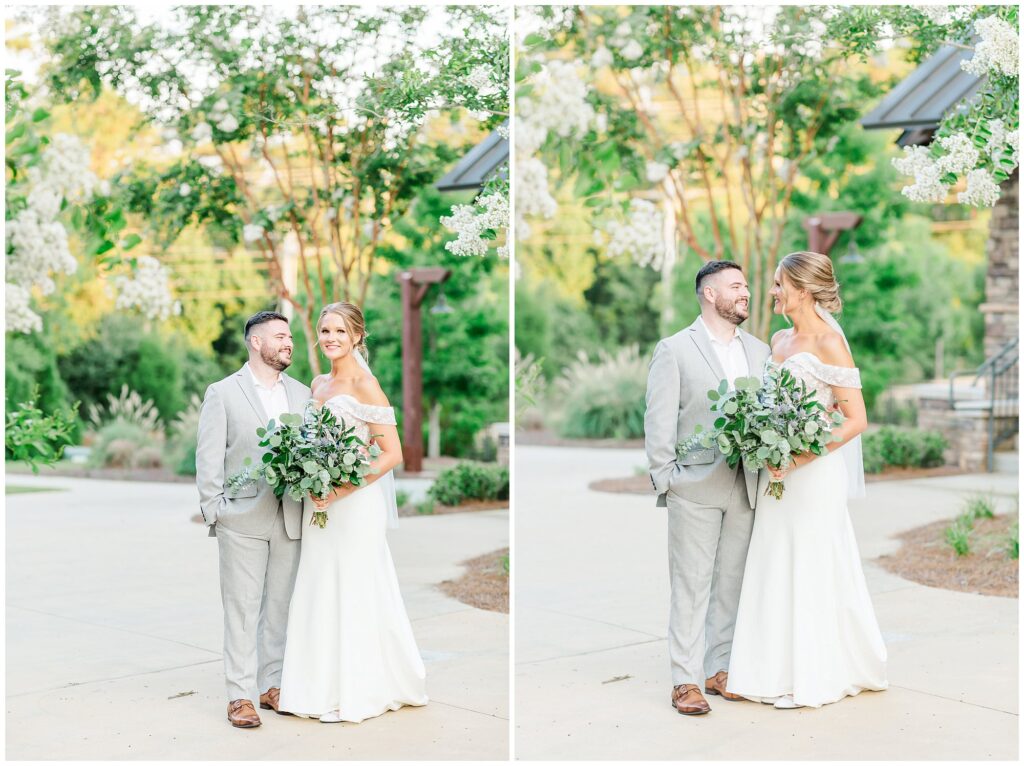 Bride and Groom portraits at Grand National Wedding | Opelika AL Photography by Amanda Horne