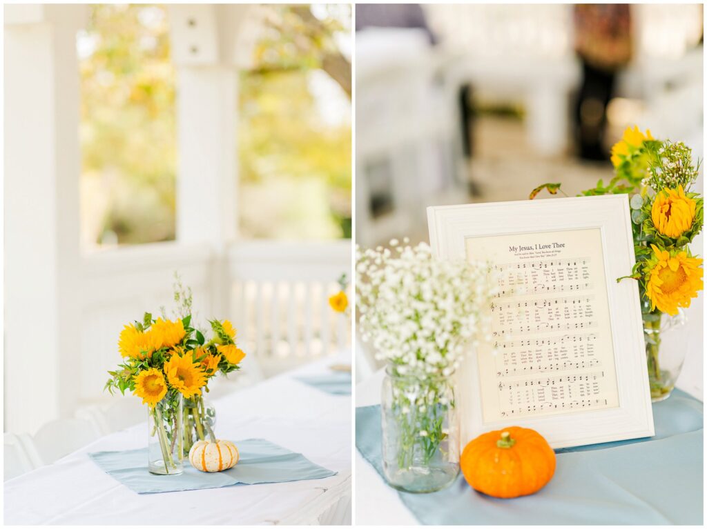 Fall Kiesel Park wedding reception | Auburn Alabama | by photographer Amanda Horne