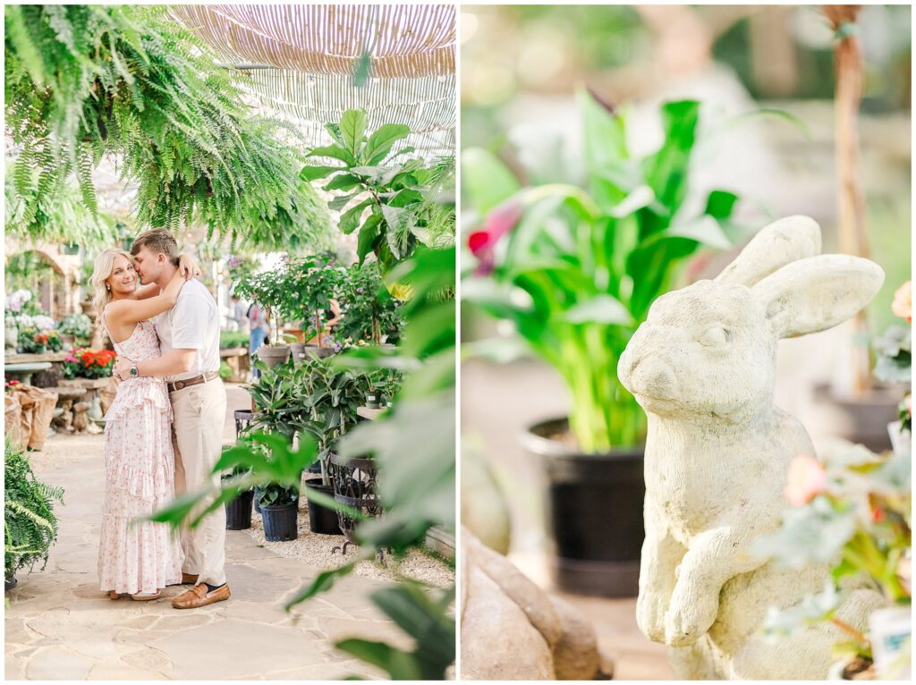 Greenhouse Engagement Session | Alabama Wedding Photographer Amanda Horne