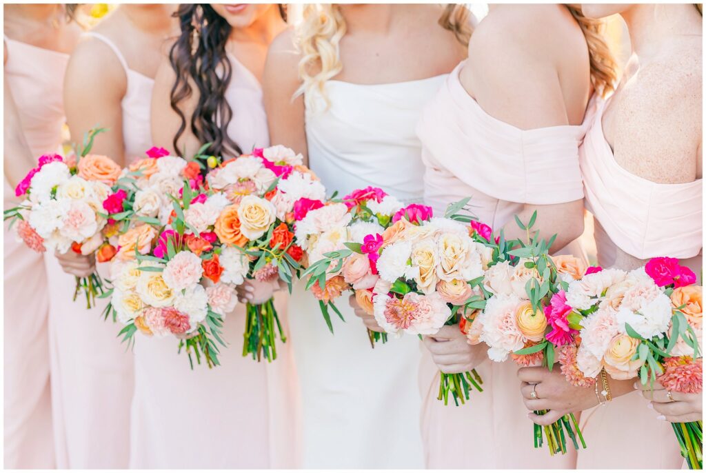 Vibrant bouquets by Powell's Bouquet | Lake Martin Wedding Photographer Amanda Horne