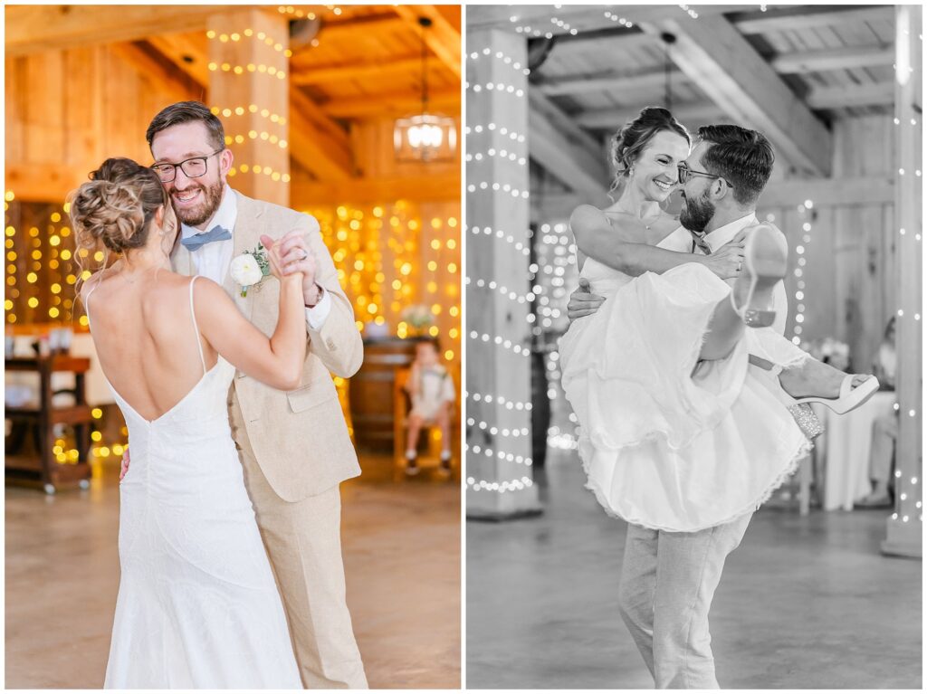 Abigail and Christopher choreographed first dance at The Farm at Lullwater