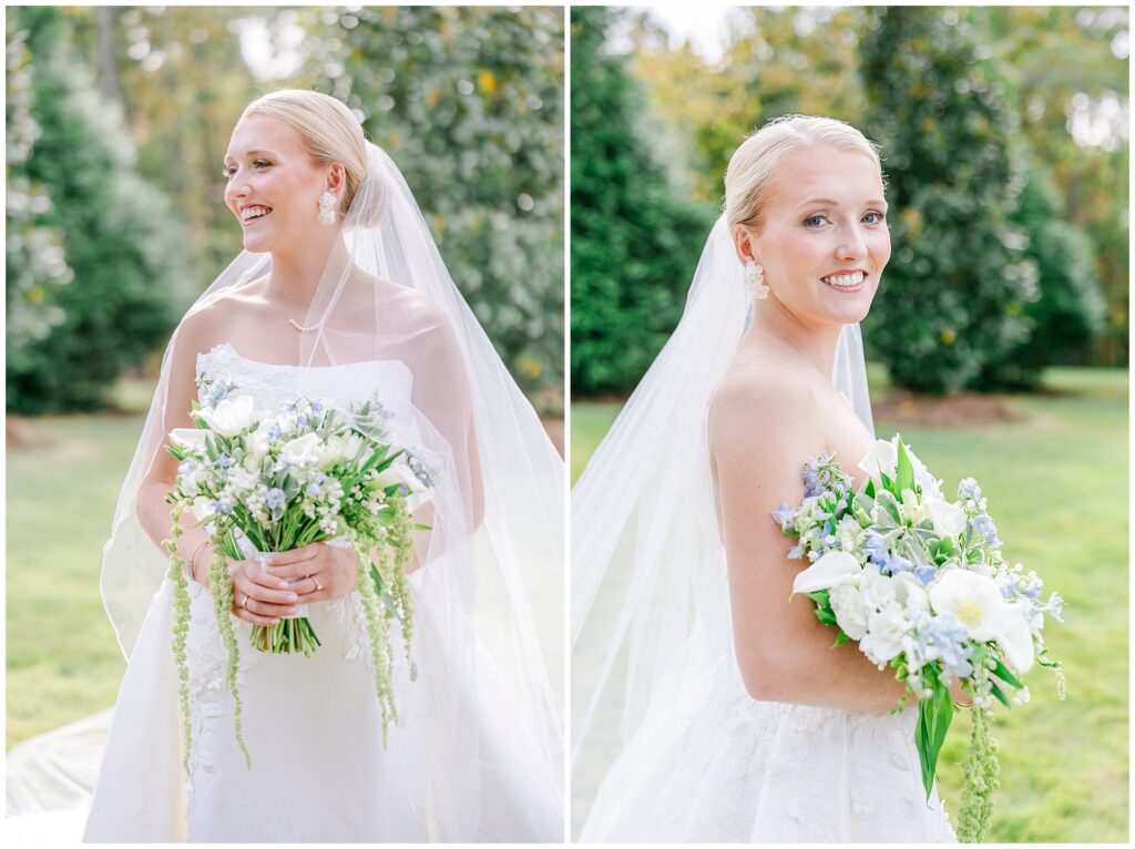 Bridal portraits at fall wedding | Wedding Photography by Amanda Horne