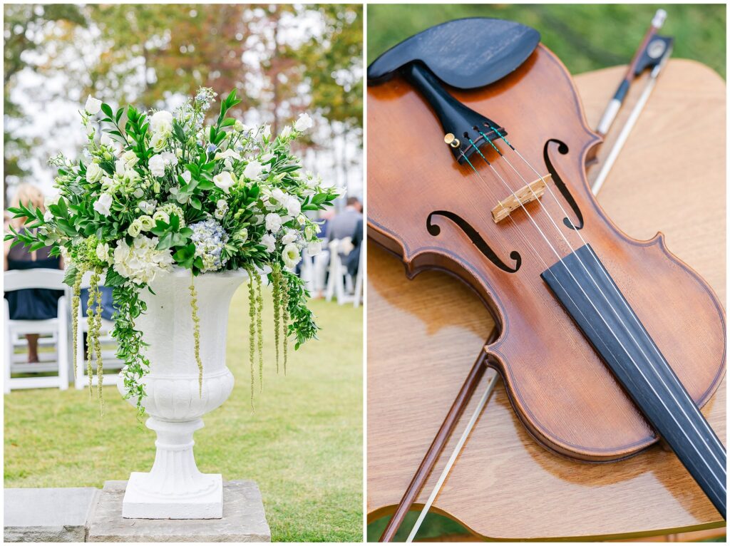 Ceremony details at fall wedding | Wedding Photography by Amanda Horne