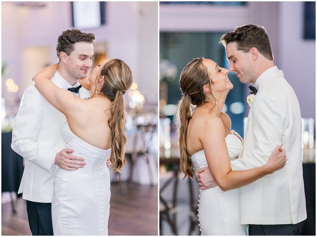 Private Last Dance
Bride and groom sharing a private last dance in candlelit reception venue, wedding trends
