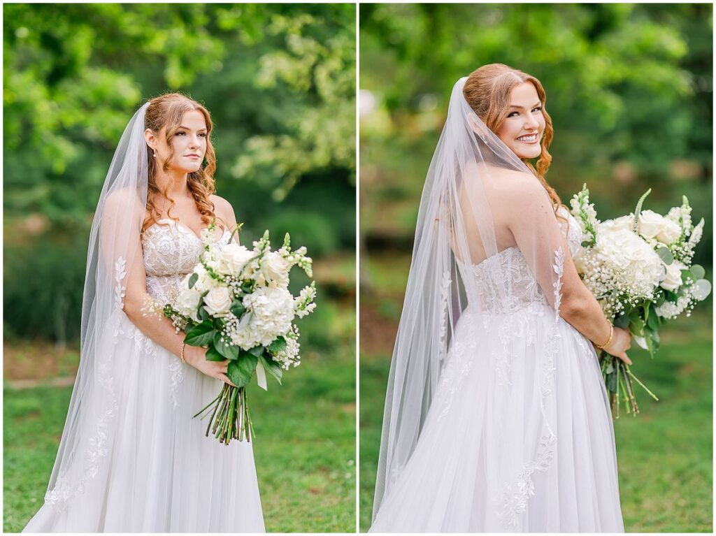 Bridal portrait at Oakhurst in West Point, Georgia
