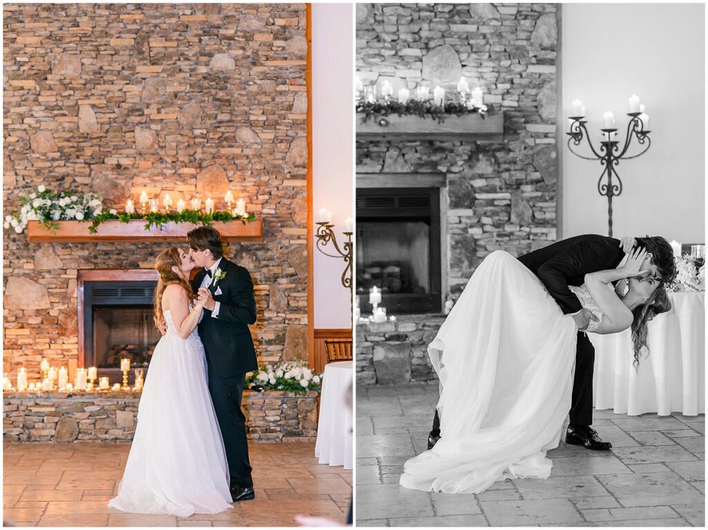 Bride and groom's first dance
